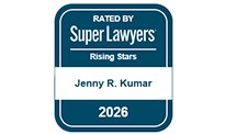 Rated By Super Lawyers | Rising Stars | Jenny R. Kumar | 2026