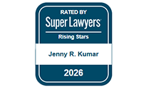 Rated By Super Lawyers | Rising Stars | Jenny R. Kumar | 2026